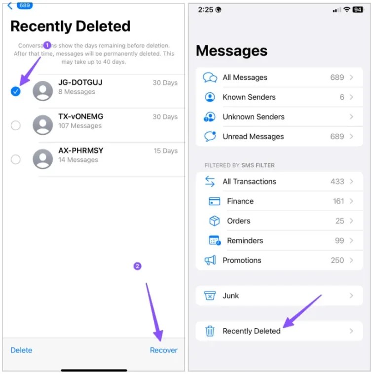 5 Ways to Recover Deleted iMessages on iPhone 15/14