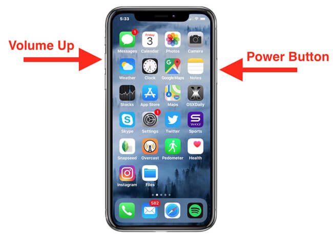 iPhone X Screenshot Bildschirmfoto mit iPhone XR, Xs und Co. machen