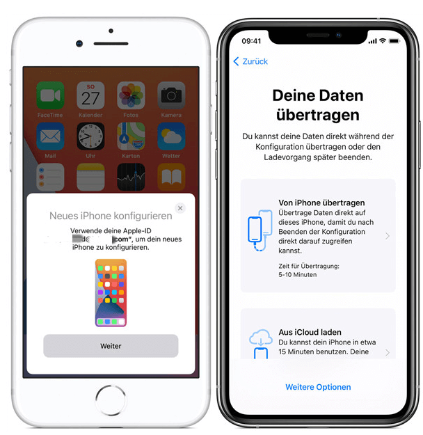 Ausführliche Anleitung für iPhone Schnellstart