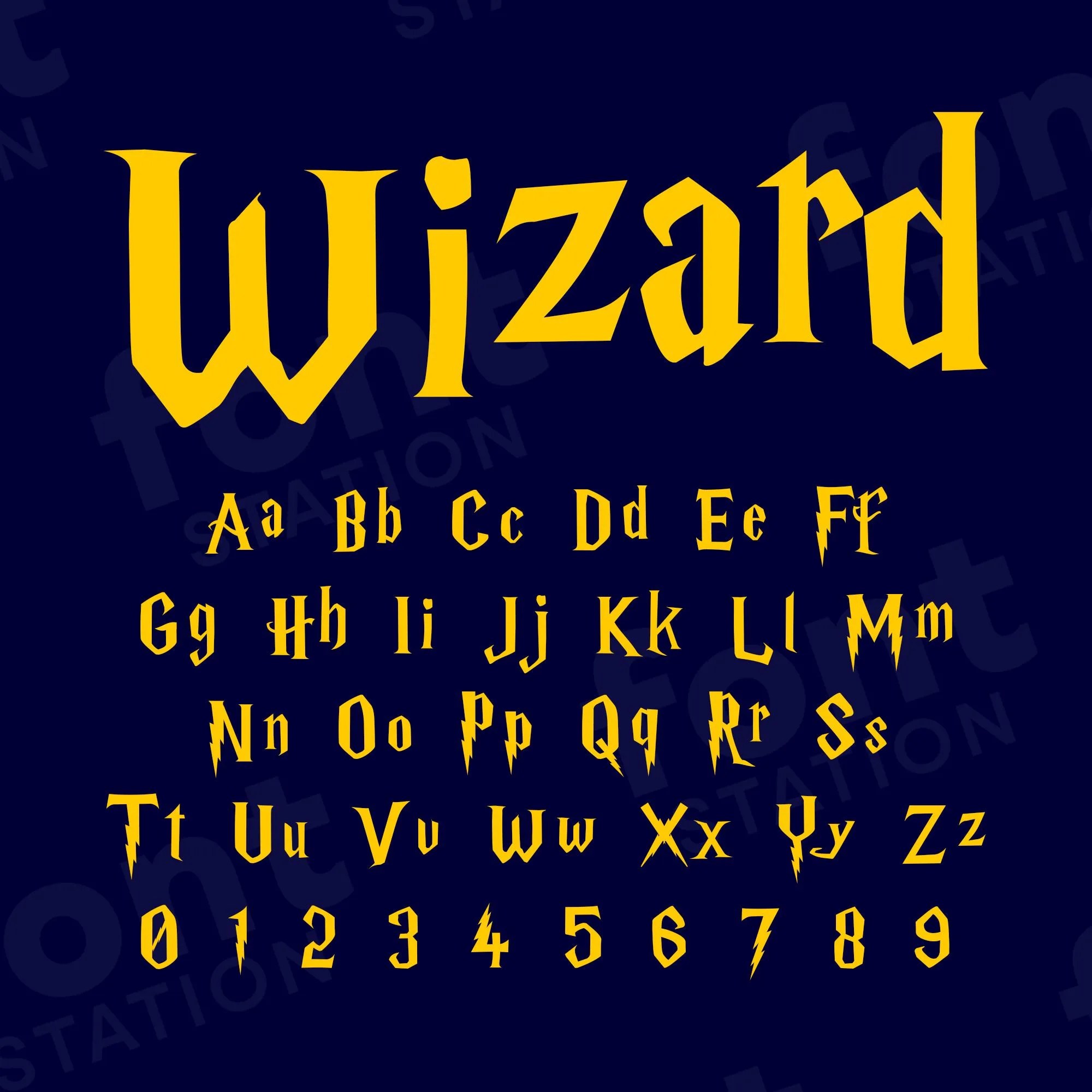 Harry Potter Font Instant Download