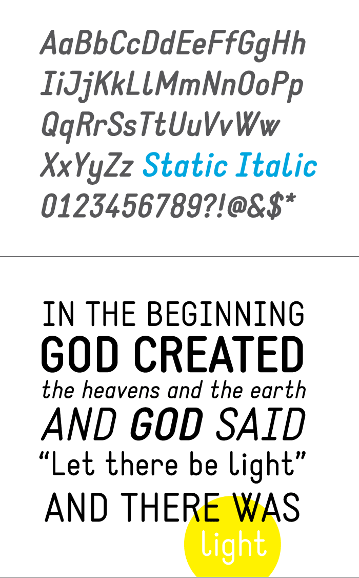 DOWNLOAD Static Font at Fontfabric™