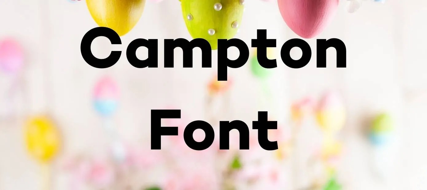 Campton Font Free Download