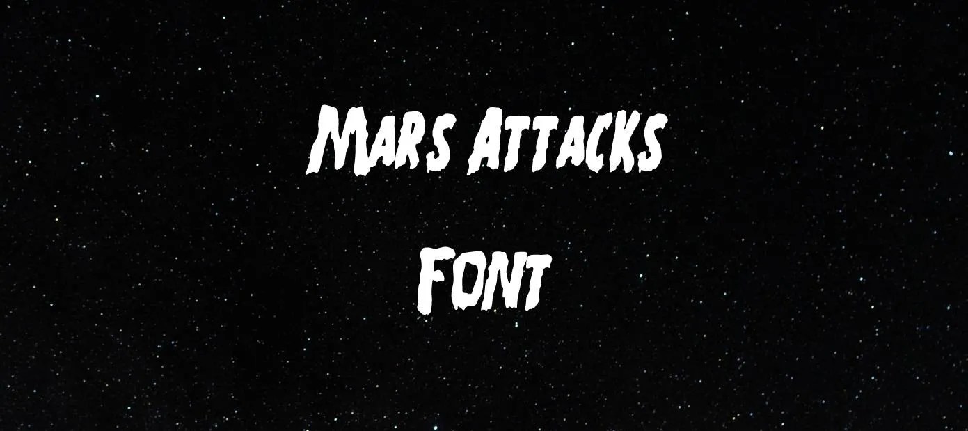 Mars Attack Font Free Download