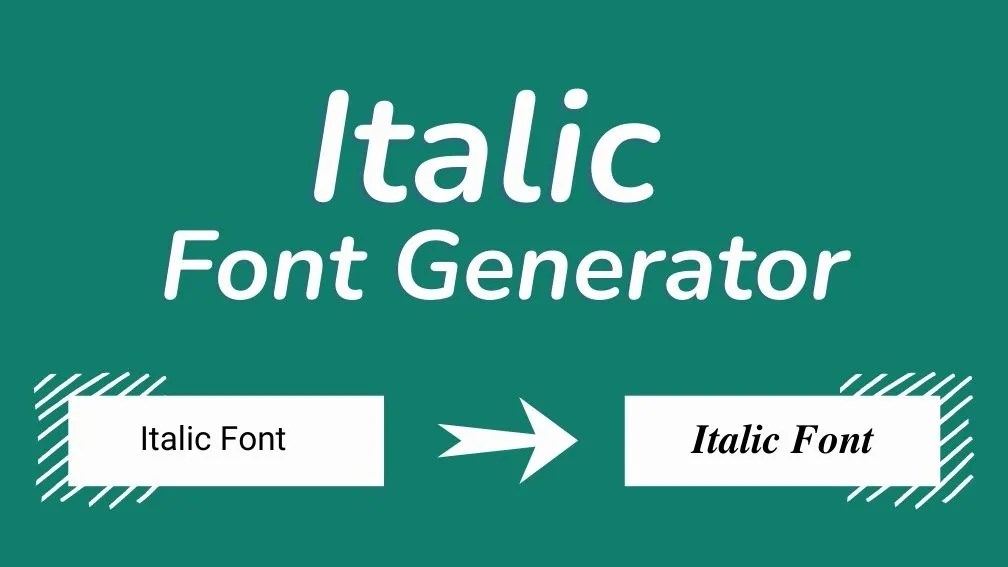 Italic Font Generator 🤠 𝑪𝒐𝒐𝒍 𝑰𝒕𝒂𝒍𝒊𝒄 𝑭𝒐𝒏𝒕 𝑪𝒐𝒑𝒚 𝒂𝒏𝒅 𝑷𝒂𝒔𝒕𝒆