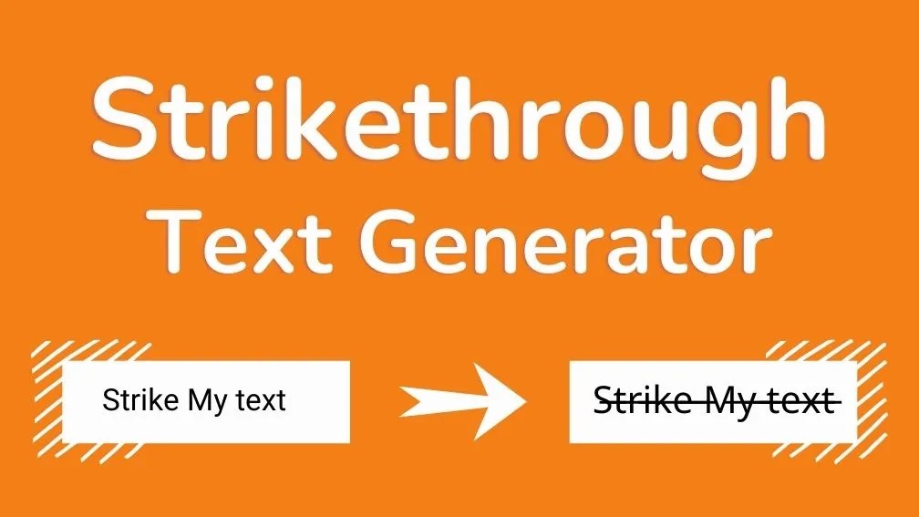 Strikethrough Text Generator 🤩 A̶d̶d̶ ̶S̶t̶r̶i̶k̶e̶ ̶t̶o̶ ̶y̶o̶u̶r̶