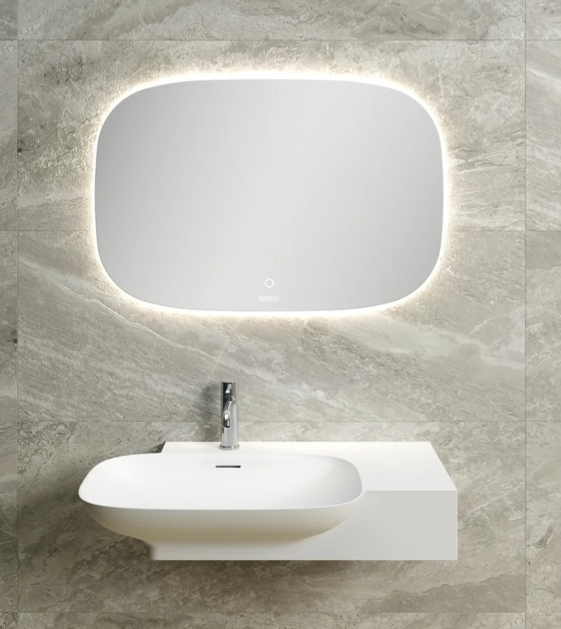 How to hang your bathroom mirror at the right height Fontile Kitchen