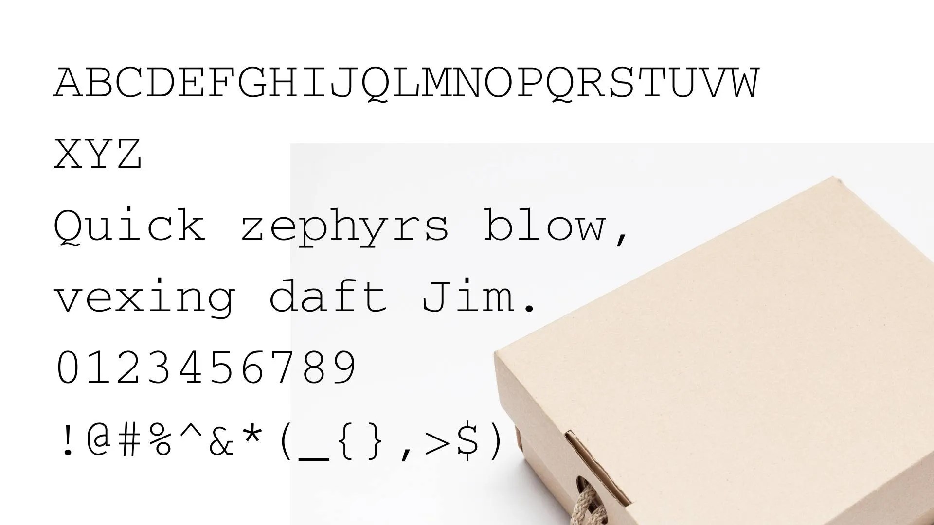 Courier Font Free Download