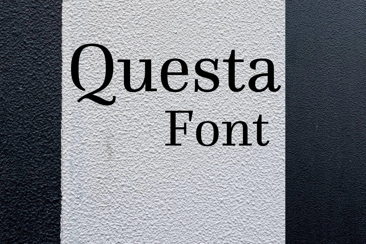 Questa Font Free Download