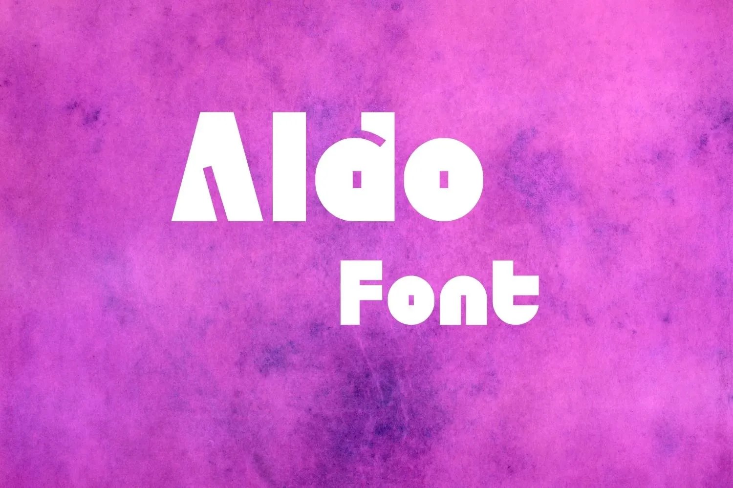 Aldo Font Free Download