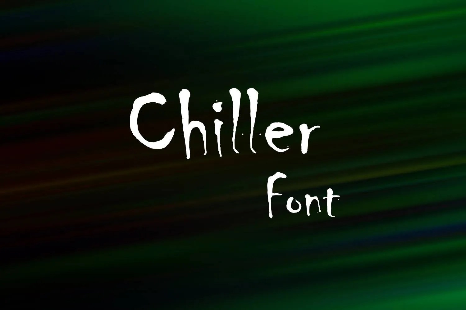 Chiller Font Free Download