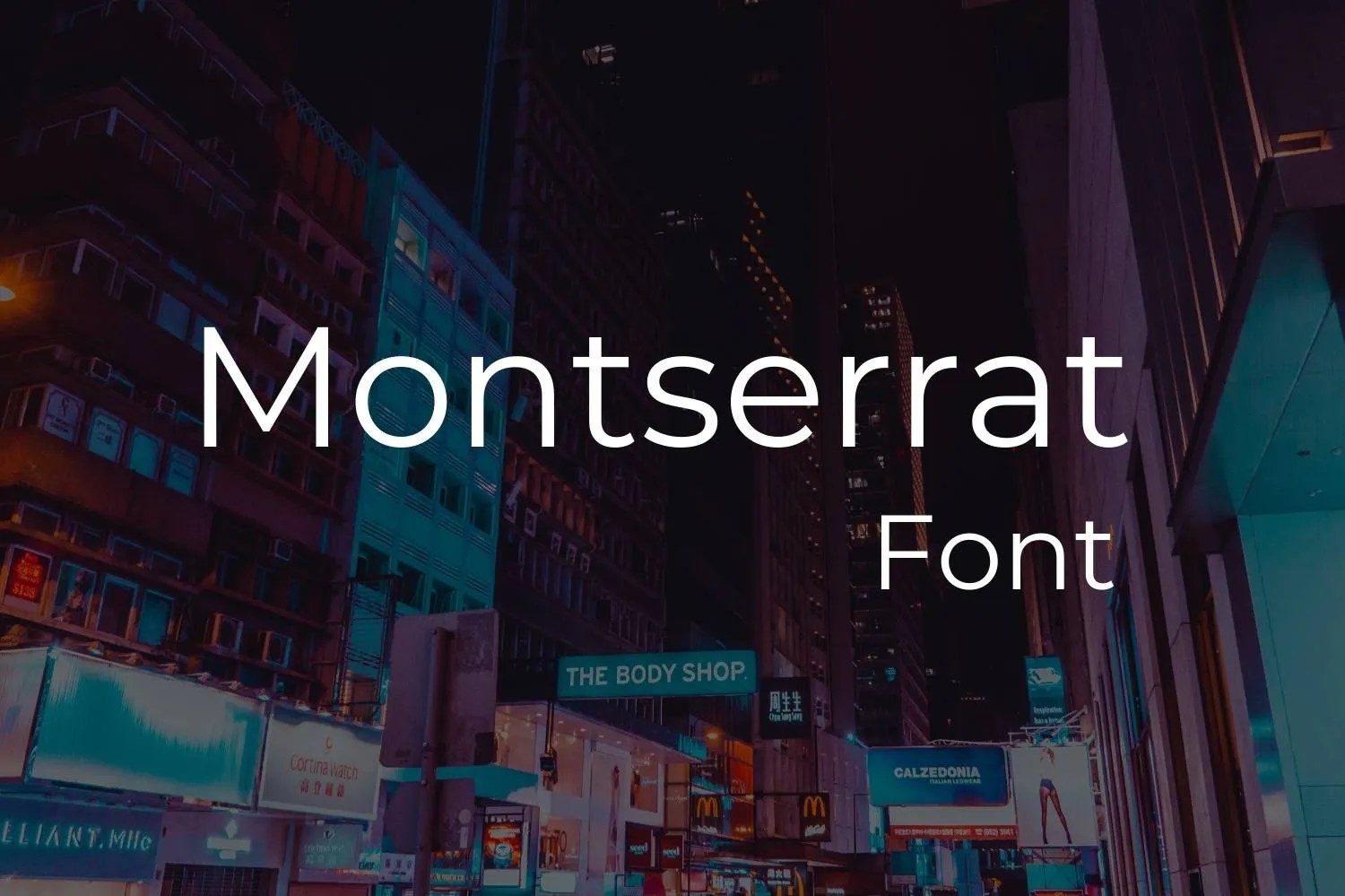 Montserrat Font Free Download