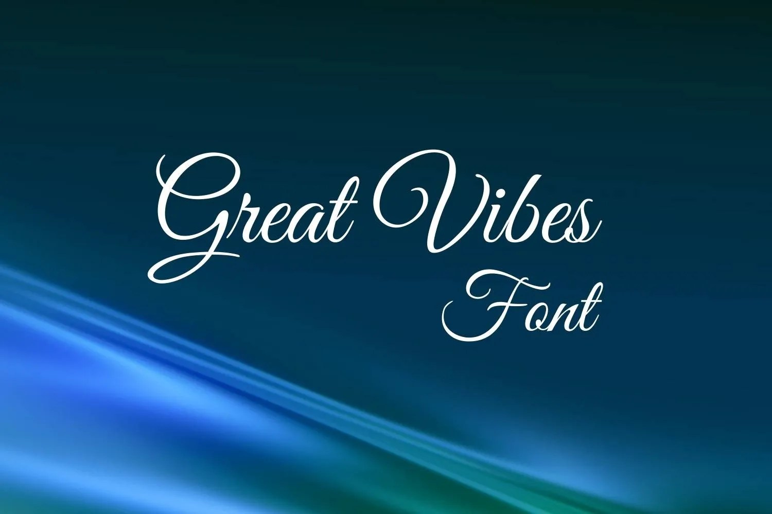 Great Vibes Font Free Download
