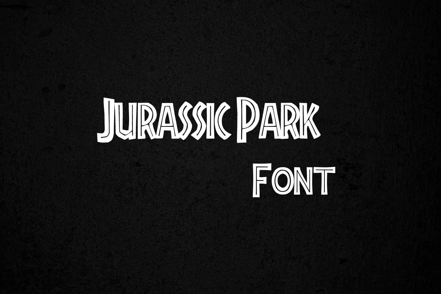 Jurassic Park Font Free Download