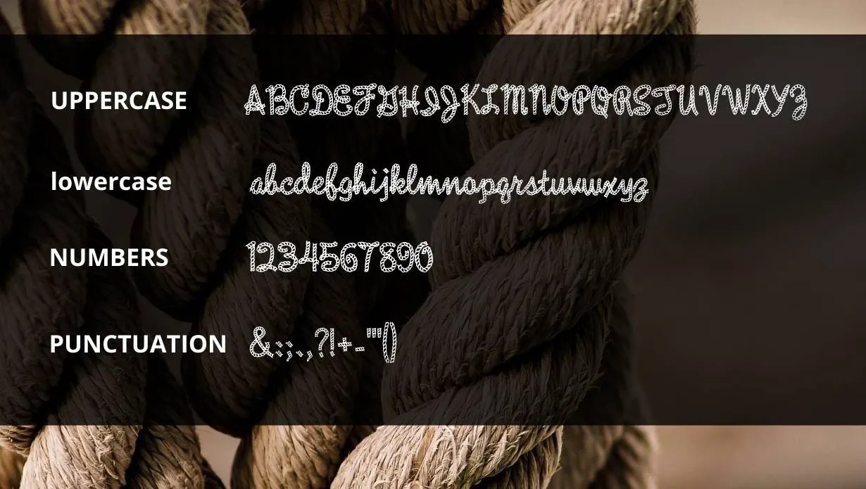 Rope Font Free Download