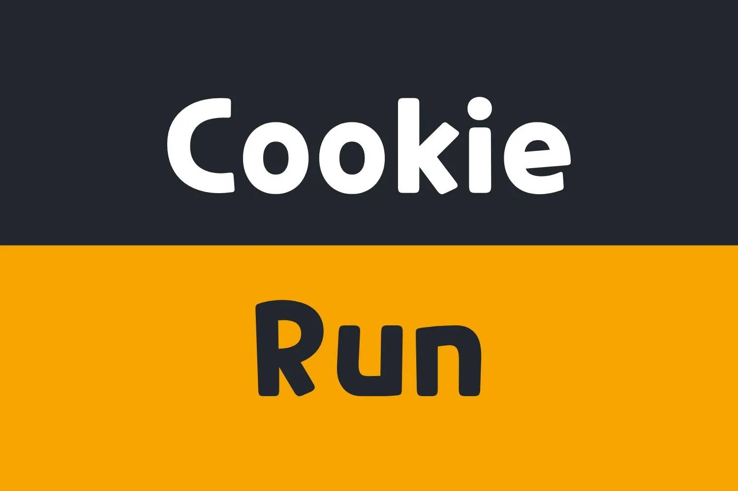 Cookie Run Font Free Download