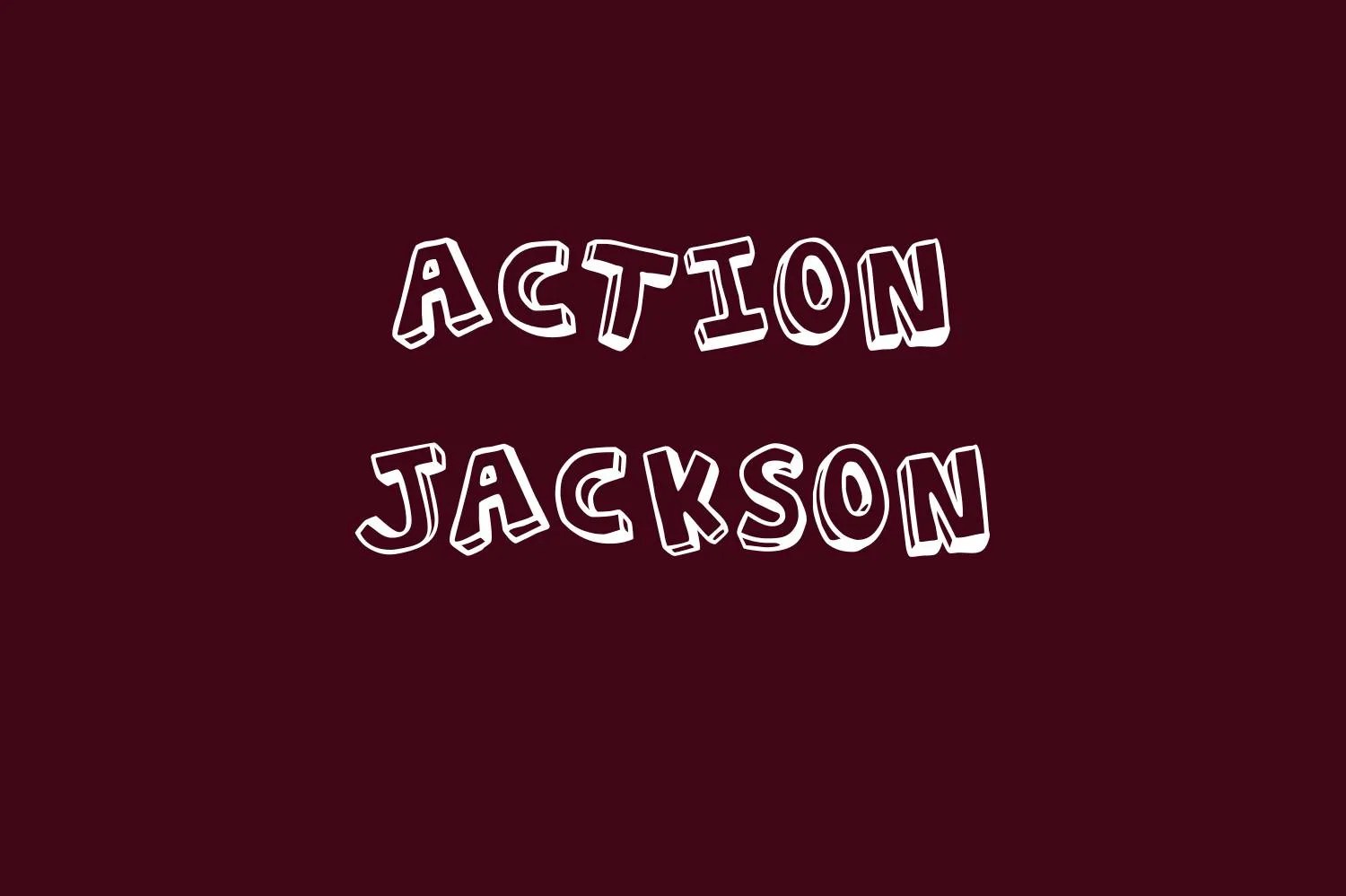 Action Jackson Font Free Download