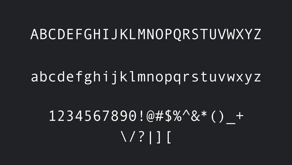 Andale Mono Font Free Download