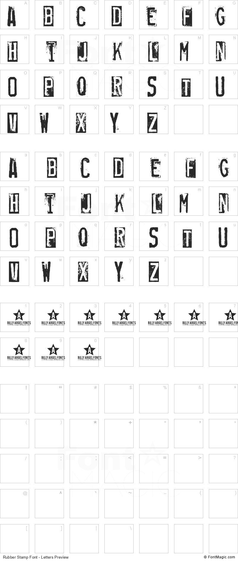 Rubber Stamp Font FontMagic