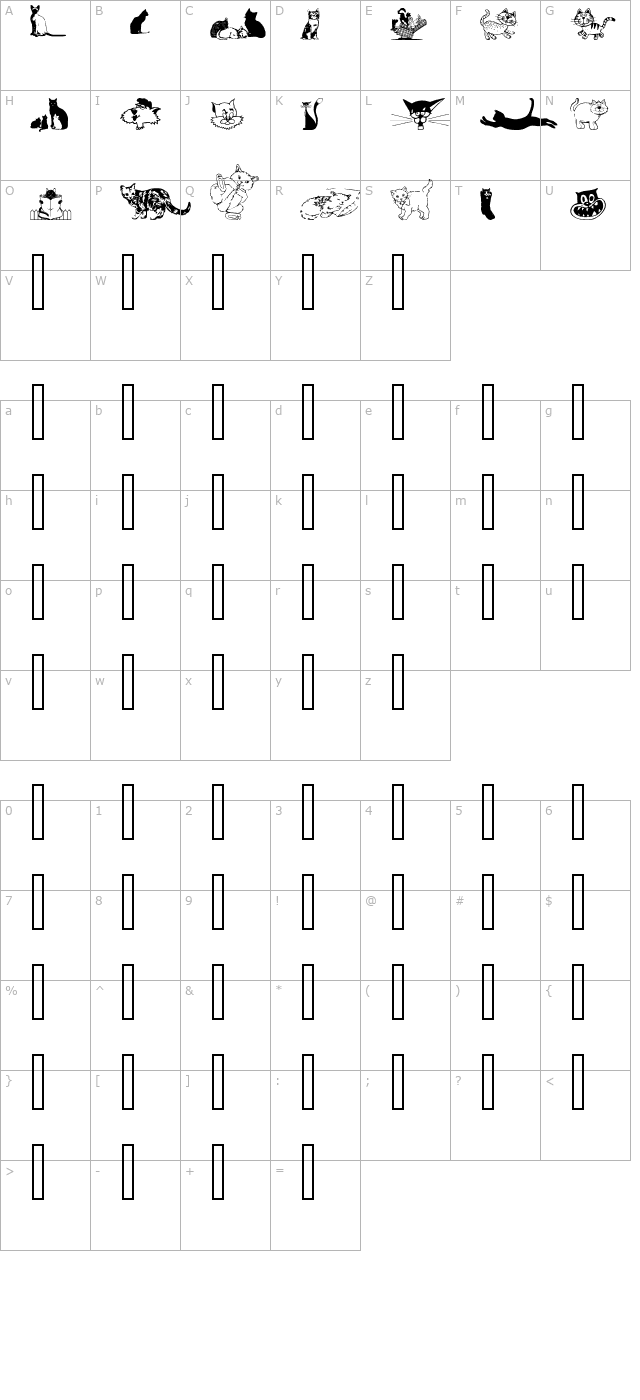 Download Cats CSP Font Free Font Download