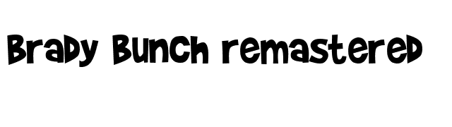 Brady Bunch Logo Font