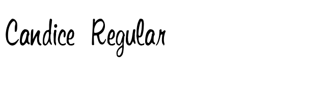 Candice Regular Font