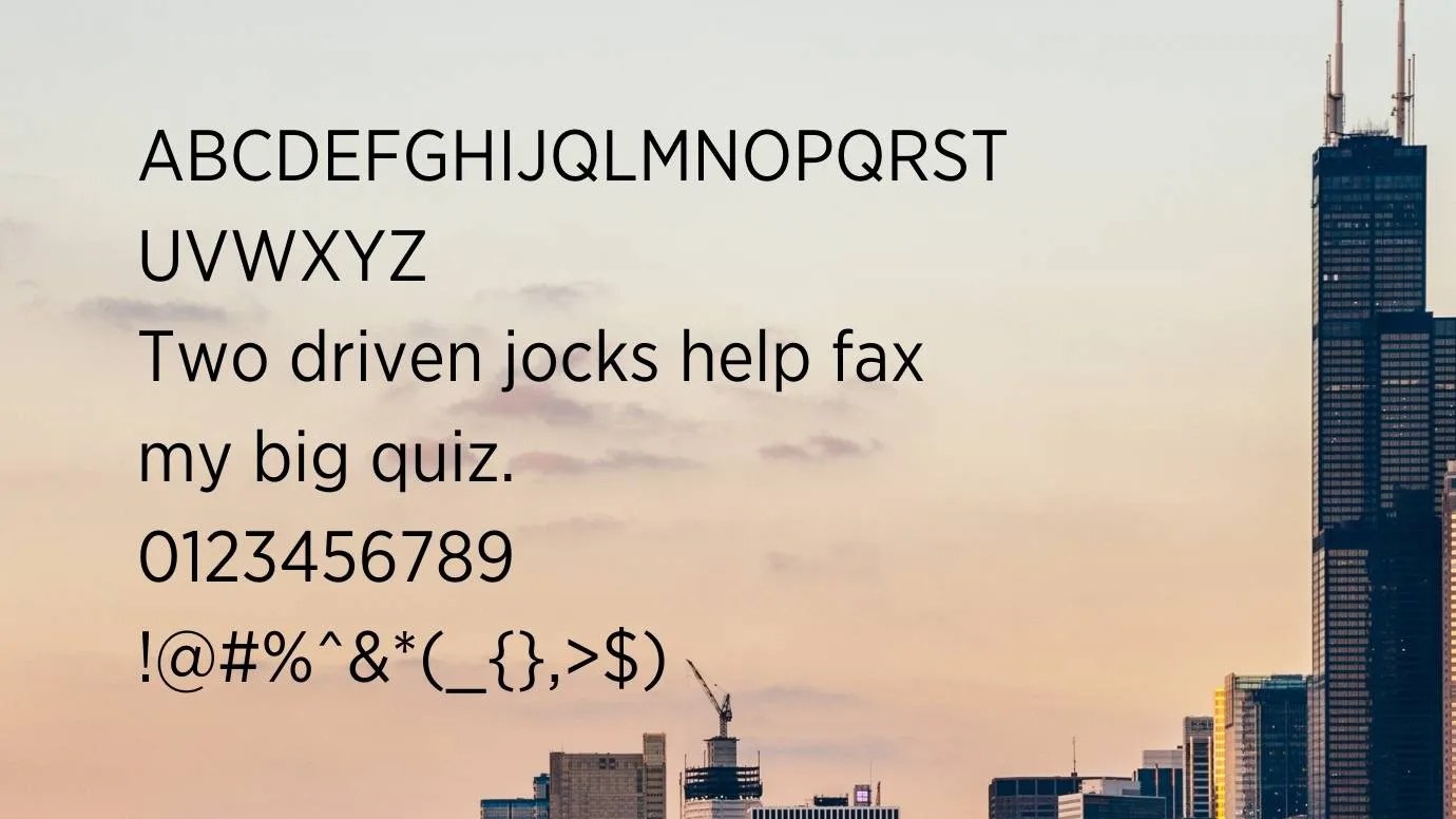 Gotham Narrow Font Free Download