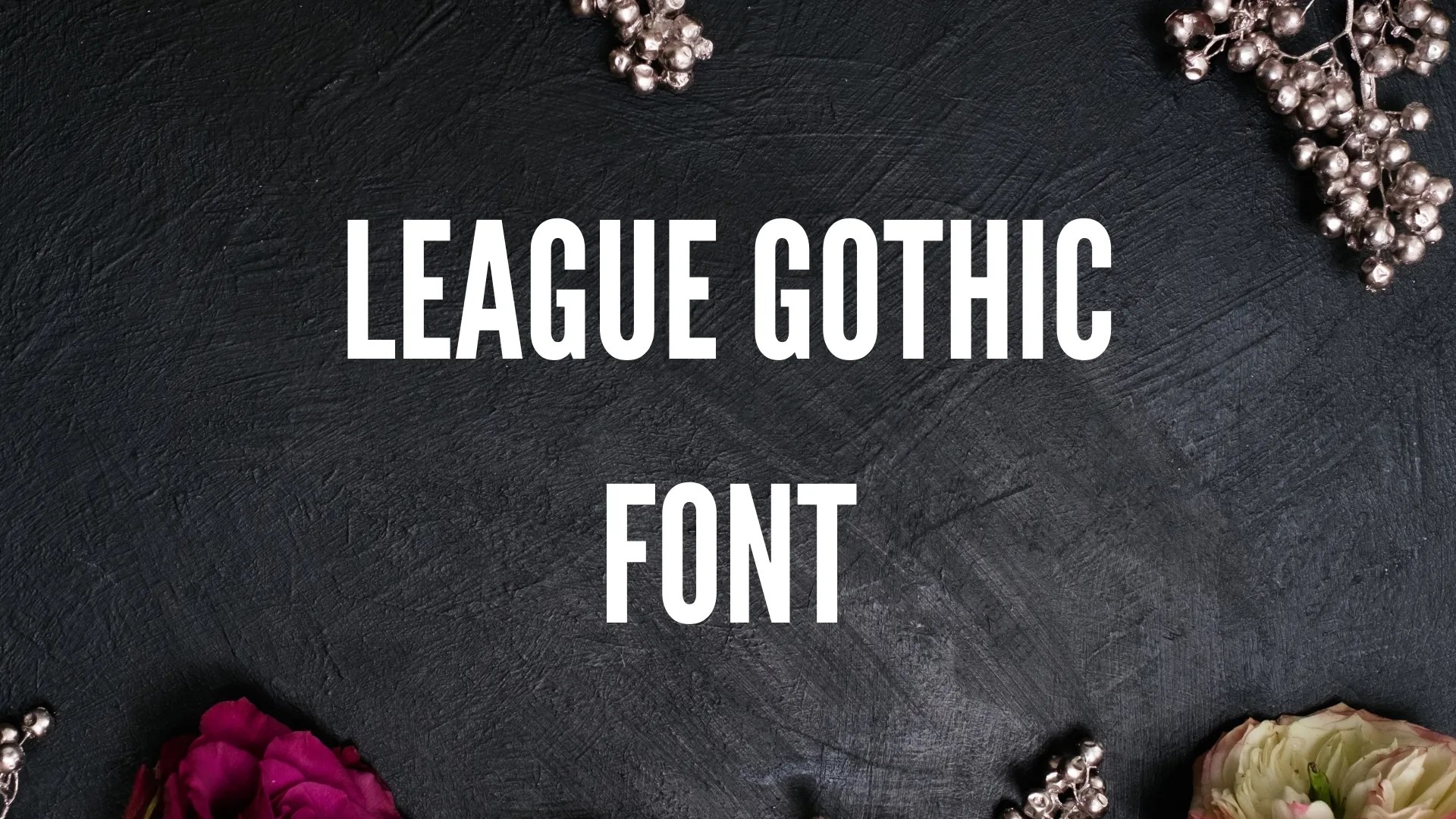 League Gothic Font Free Download