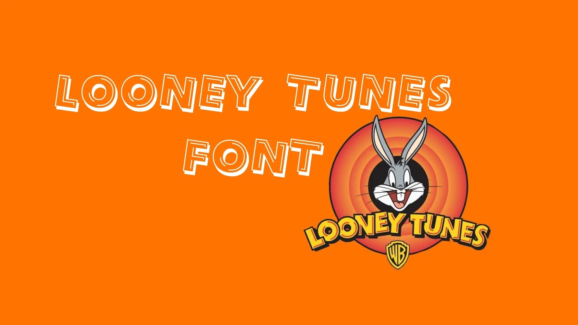 Aprender acerca 96+ imagen tipografia de los looney tunes Viaterra.mx