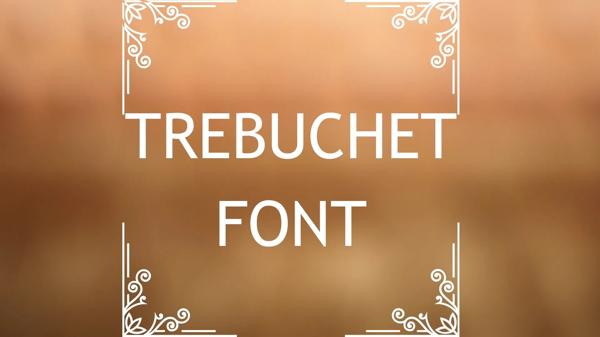 Trebuchet Font Free Download