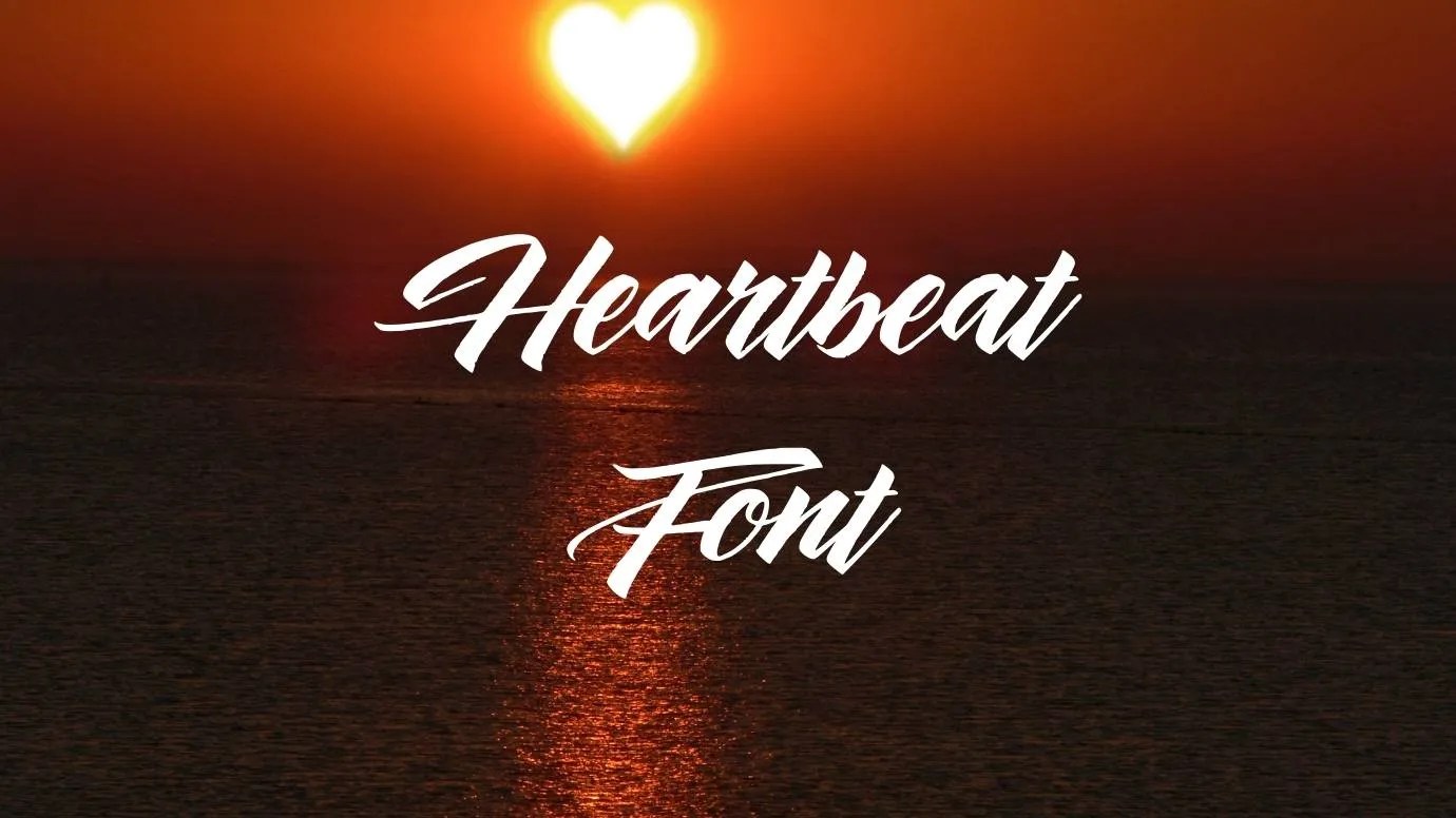 Heartbeat Font Free Download