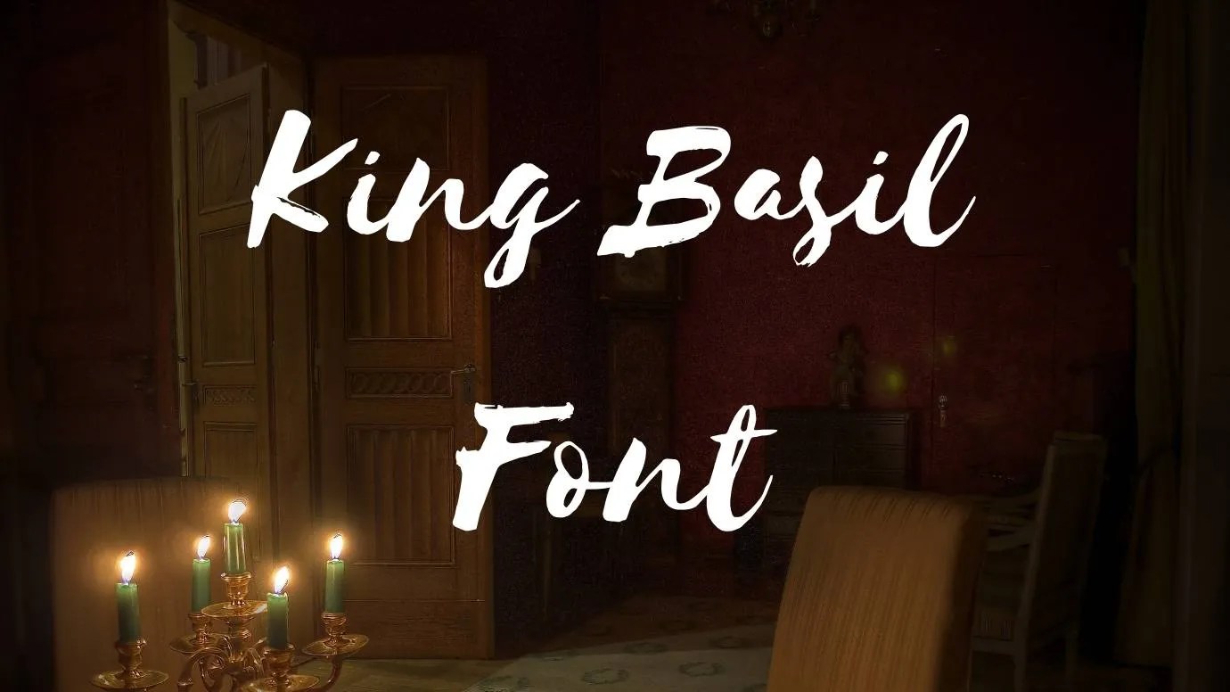 Aprender acerca 101+ imagen tipografia king basil gratis Viaterra.mx