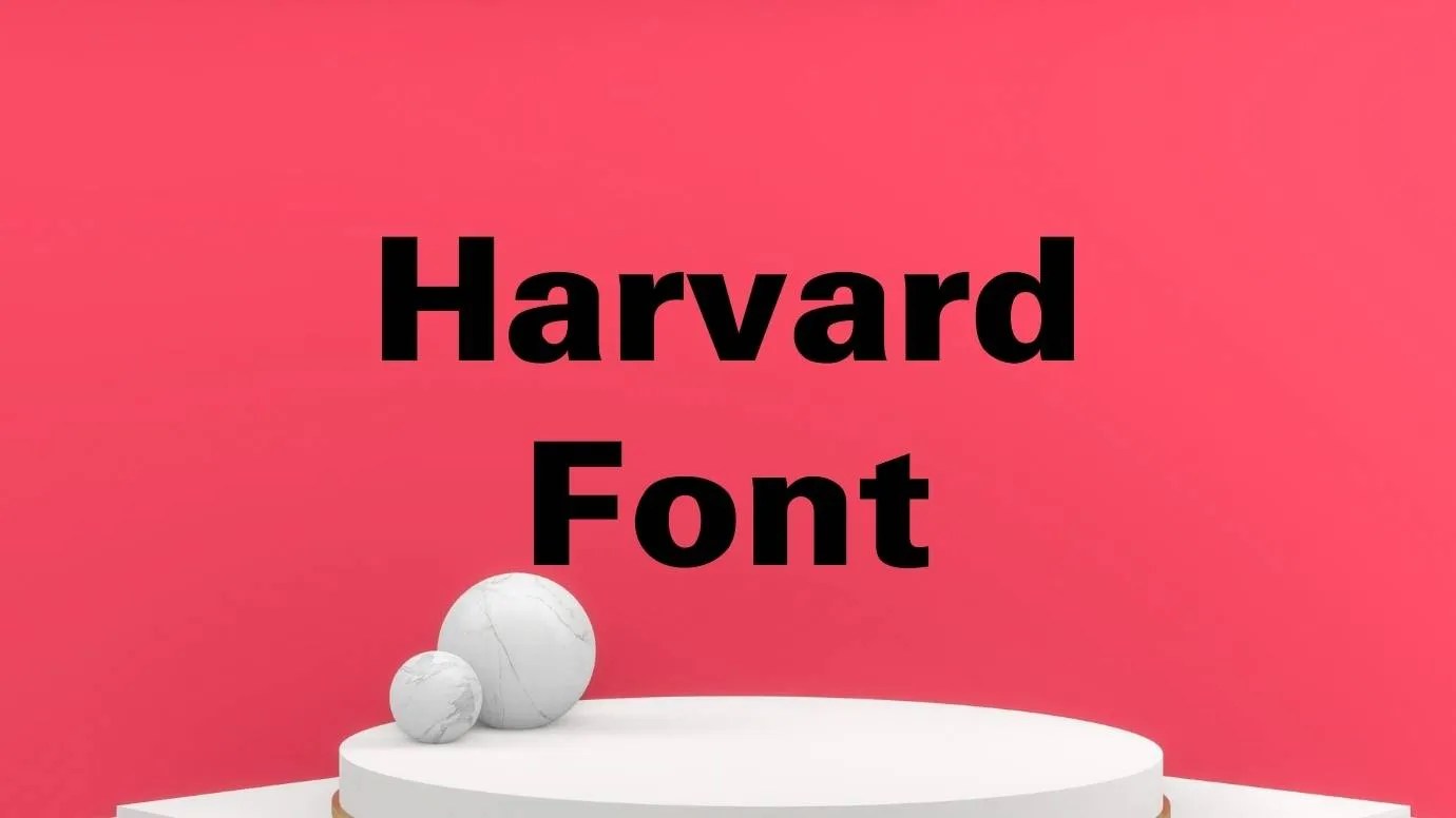 Harvard Font Free Download
