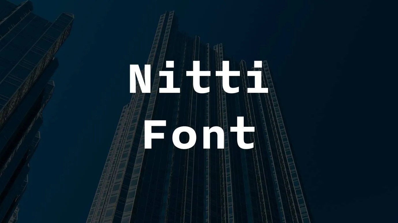 Nitti Font Free Download