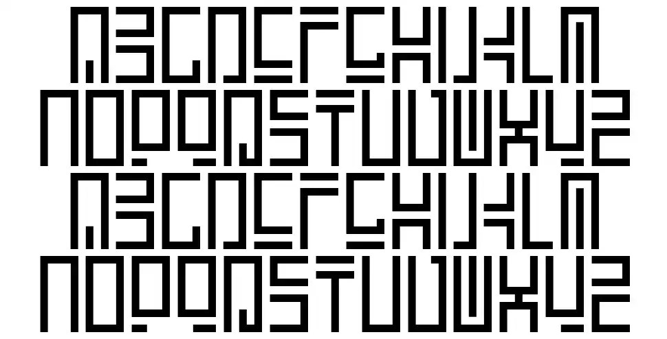 Encrypted Wallpaper font by Rene Verkaart FontRiver