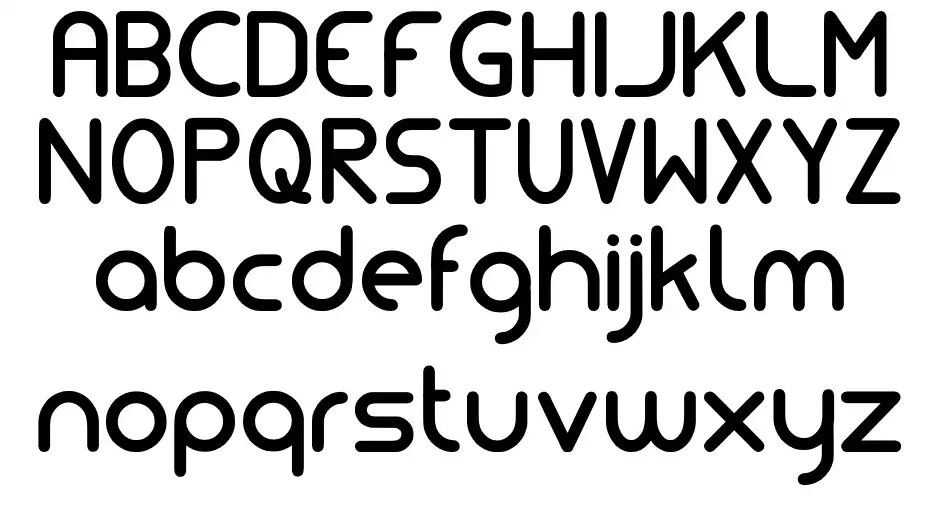 Simple Tfb Schriftart zum kostenlosen Download