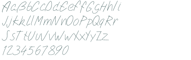 PW Simple Script font download free (truetype)