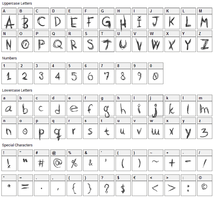 Scratch Basic Font Download Fonts4Free