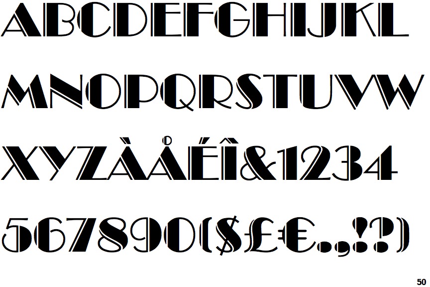 Fontscape Home > Period > Art Deco (19201935) > Broadway style