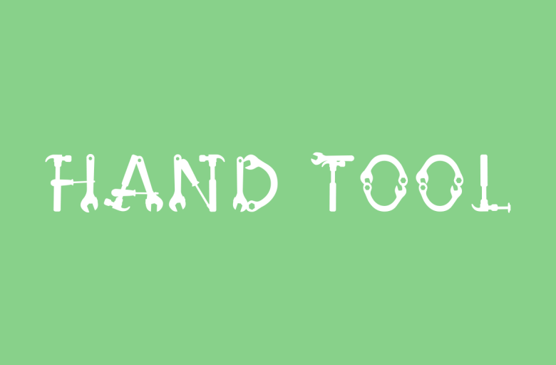 Hand Tool font Fonts Hut