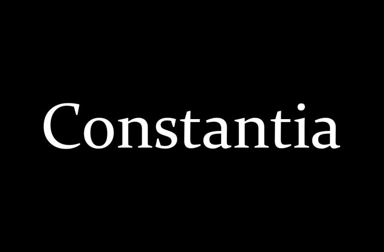 Constantia Font Fonts Hut