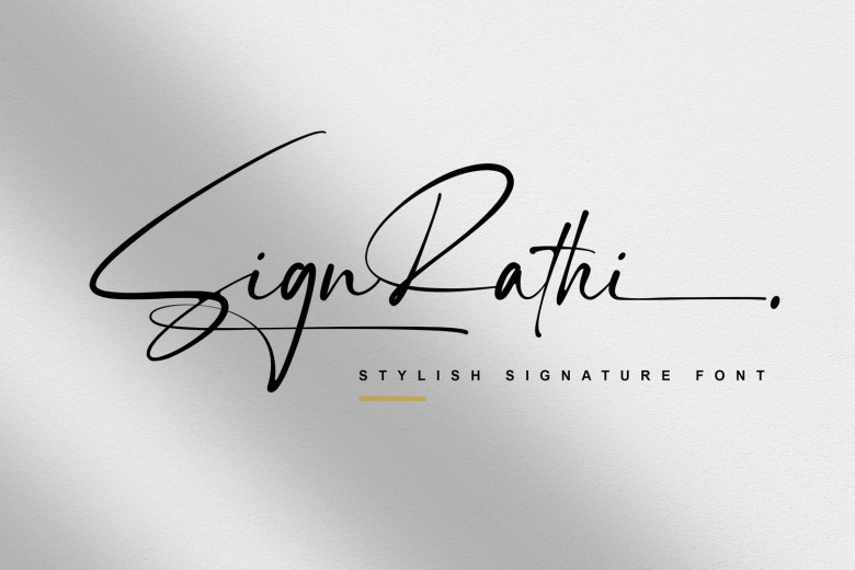 Sign Rathi Font Fonts Hut