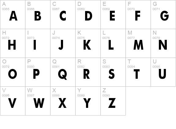Details of a bug's life debugged font