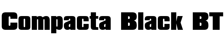 Download Compacta Black BT font for FREE