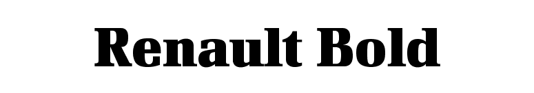Download Renault Bold font for FREE