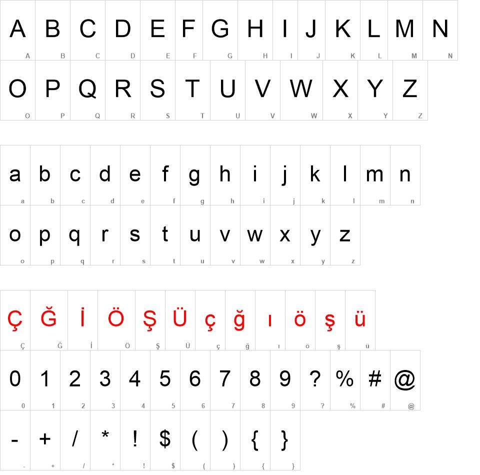 Arial font Font Tr