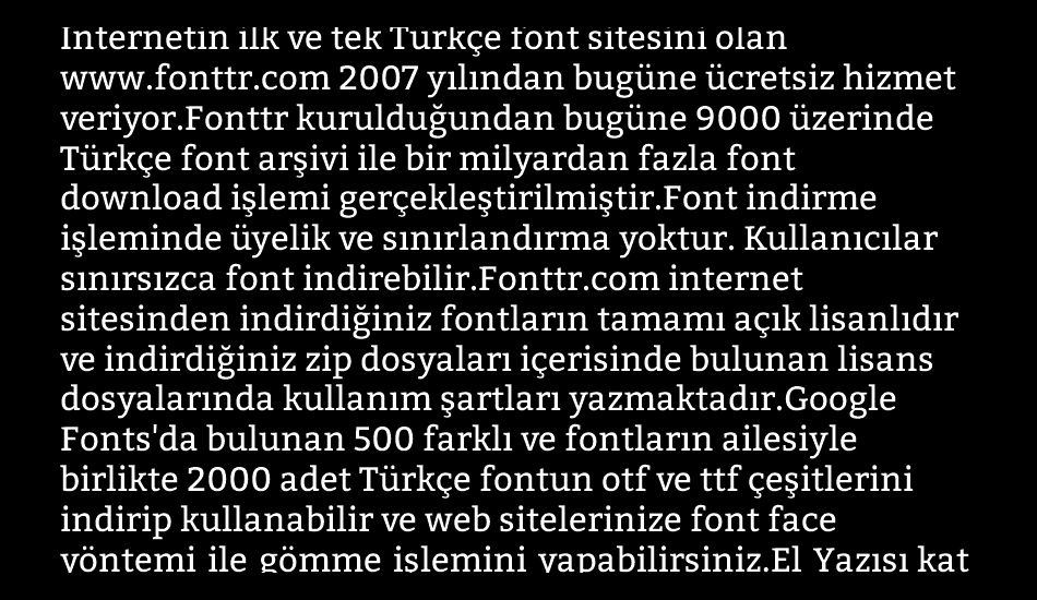 Bitter Font Ailesi font Bitter Font Ailesi font download