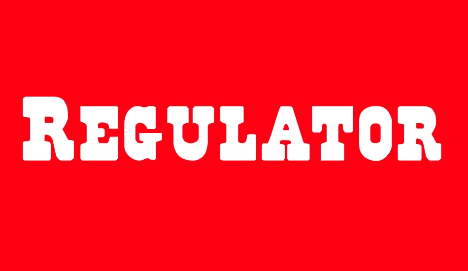 Regulators font Regulators font download