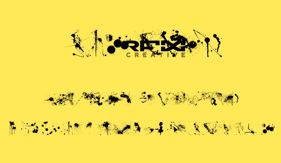 RFX Splatz font RFX Splatz font download