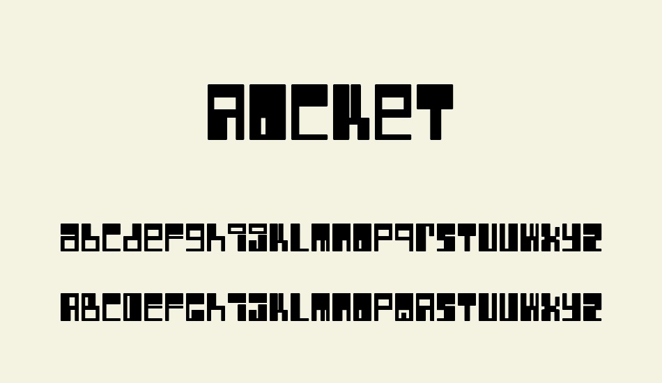 Rocket font Rocket font download