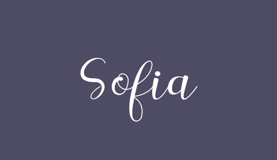 Sofia font Sofia font download